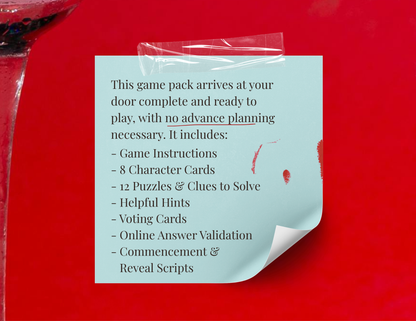 Murder Mystery Party Game - Office Retreat Theme
