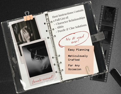 Murder Mystery Digital Party Kit - 1990s Cult Theme