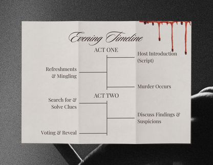 Murder Mystery Digital Party Kit - 1990s Cult Theme